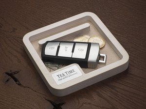 Дървен органайзер за бюро 1846121